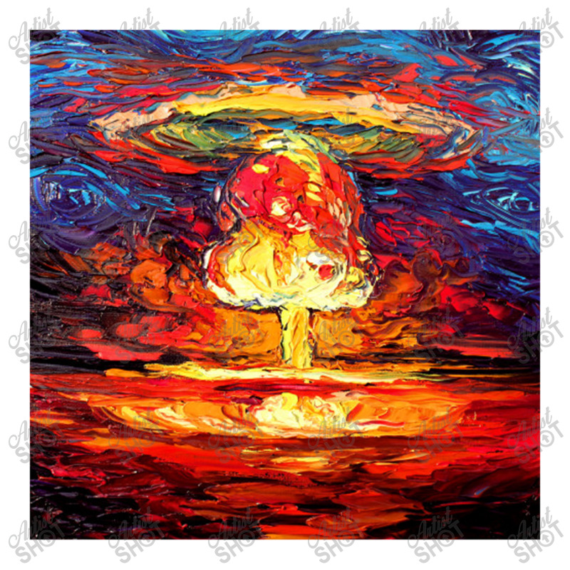 Van Gogh Never Saw Bikini Atoll,atomic Bomb Zipper Hoodie | Artistshot