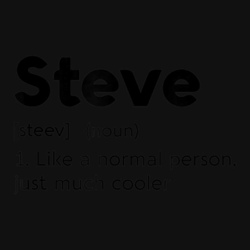 Steve Name Definition Boys Funny Cool Normal Person Fanny Pack By ...