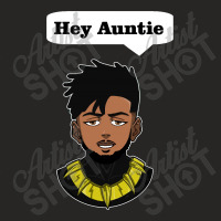 Erik Killmonger Hey Auntie Ladies Fitted T-shirt | Artistshot