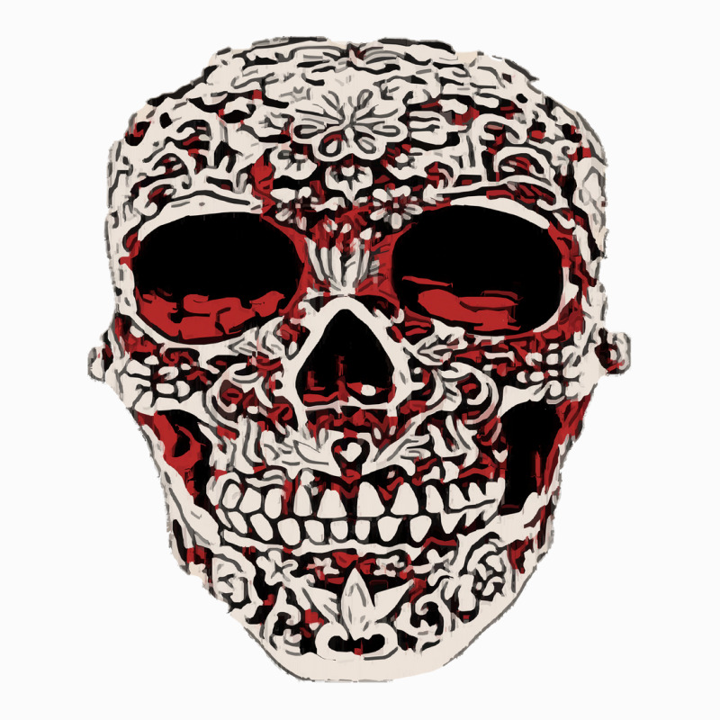 Skull T  Shirt Big Carved Red And White Skeleton Skull Head T  Shirt Coffee Mug | Artistshot