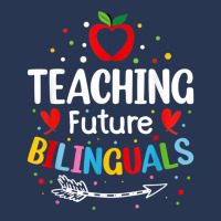 Teaching Future Bilinguals - Spanish Teachers Back To School Ladies Denim Jacket | Artistshot