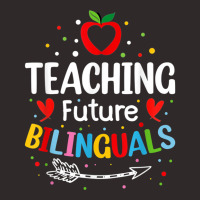 Teaching Future Bilinguals - Spanish Teachers Back To School Racerback Tank | Artistshot