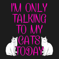 Im Only Talking To My Cat Cat Lover Cat Owner Pet Animals Hoodie & Jogger Set | Artistshot