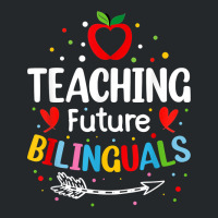 Teaching Future Bilinguals   Spanish Teachers Back To School T Shirt Crewneck Sweatshirt | Artistshot