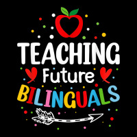 Teaching Future Bilinguals   Spanish Teachers Back To School T Shirt Long Sleeve Shirts | Artistshot