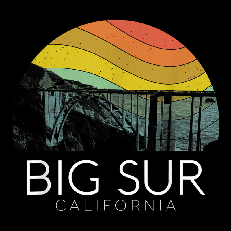 Big Sur California Beach Central Coast Retro Forest Camping Kids Cap by SandyMarjorie | Artistshot