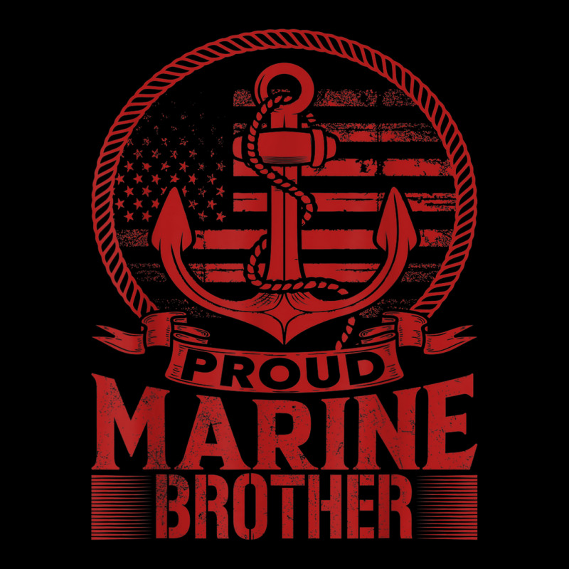 Proud Marine Brother Kids Cap by Market | Artistshot