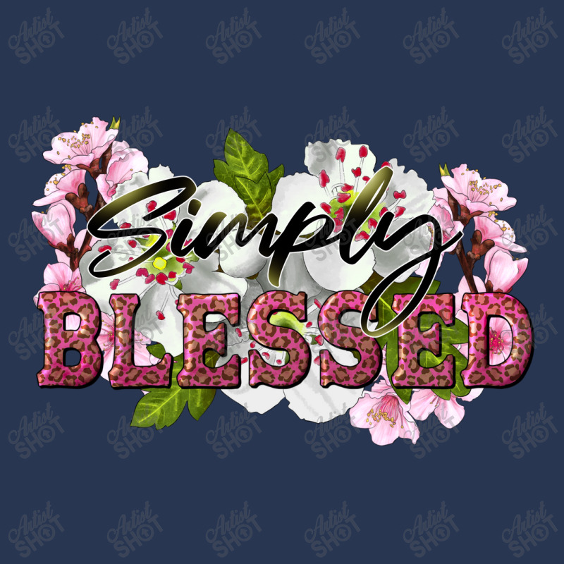 Simply Blessed With Flowers Men Denim Jacket | Artistshot