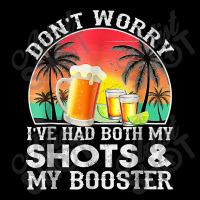 Summer Sunsedon'worry I've Had Both My Shots Booster Graphic Adjustable Cap | Artistshot