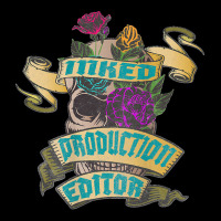 Production Editor Inked Skull Tattoo Backside Design T Shirt Lightweight Hoodie | Artistshot