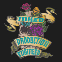 Production Engineer Inked Skull Tattoo Backside Design T Shirt Classic T-shirt | Artistshot