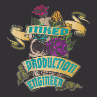 Production Engineer Inked Skull Tattoo Backside Design T Shirt Vintage Hoodie | Artistshot