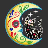 Cat & Moon Sugar Skull Dia De Los Muertos Day Of The Dead Vintage Short | Artistshot