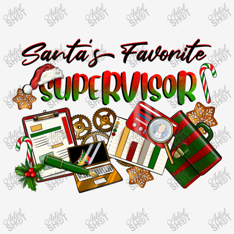 Santa's Favorite Supervisor Face Mask Rectangle | Artistshot