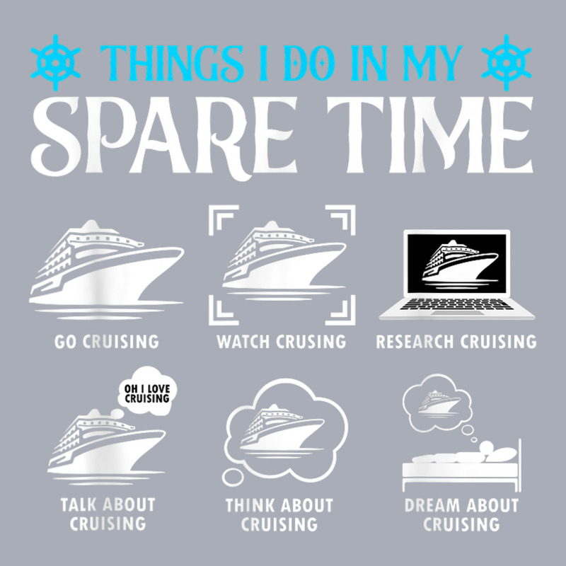 Things I Do In My Spare Time Cruising Crusaders Funny Cruise Tank Dress | Artistshot