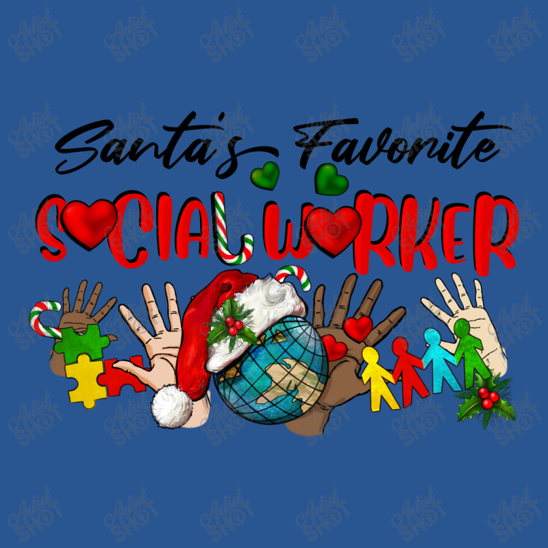 Santa's Favorite Social Worker T-shirt | Artistshot