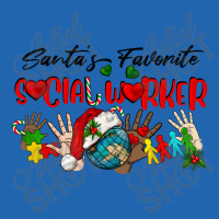 Santa's Favorite Social Worker Pocket T-shirt | Artistshot