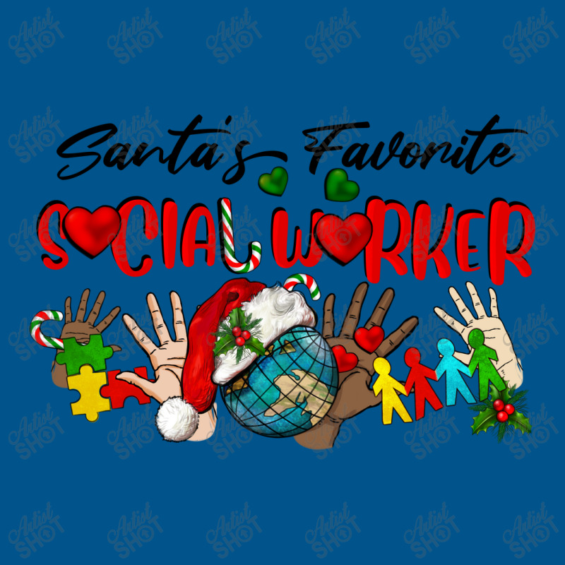 Santa's Favorite Social Worker Classic T-shirt | Artistshot