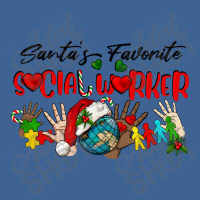 Santa's Favorite Social Worker Men's Polo Shirt | Artistshot