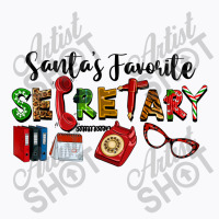 Santa's Favorite Secretary T-shirt | Artistshot