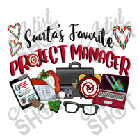 Santa's Favorite Project Manager Men's Long Sleeve Pajama Set | Artistshot