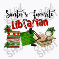 Santa's Favorite Librarian T-shirt | Artistshot