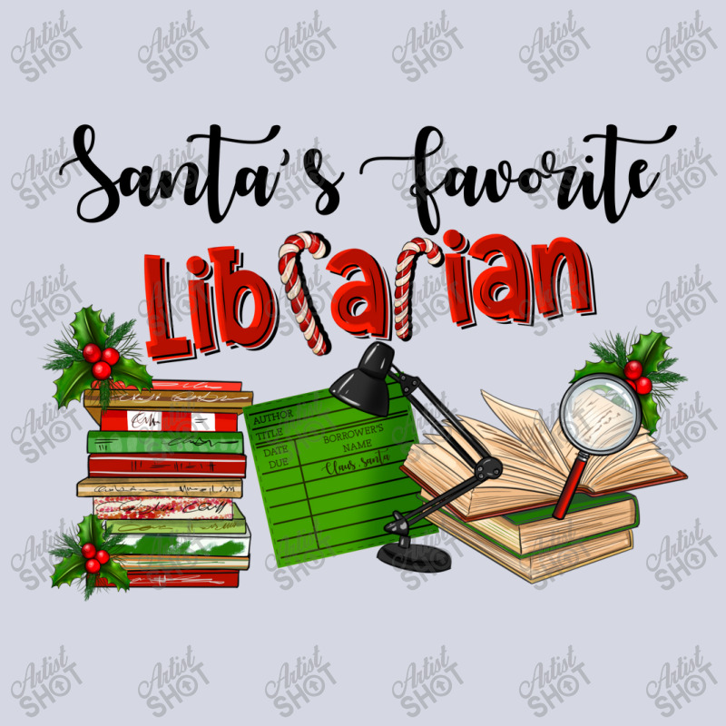 Santa's Favorite Librarian Fleece Short | Artistshot