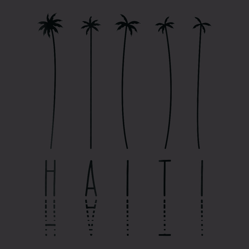 Palm Tree Vacation   Island Haiti Vintage Short by Tees | Artistshot