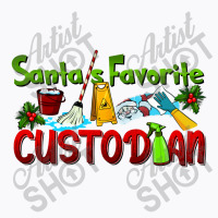 Santa's Favorite Custodian T-shirt | Artistshot