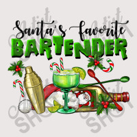 Santa's Favorite Bartender Pocket T-shirt | Artistshot