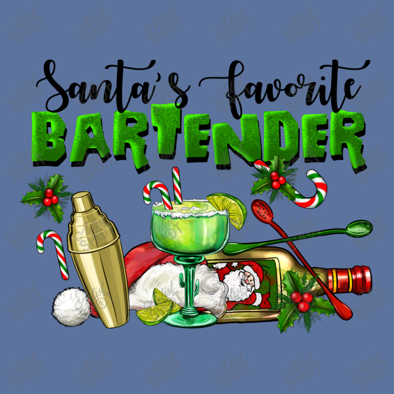 Santa's Favorite Bartender Lightweight Hoodie | Artistshot