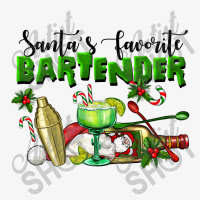 Santa's Favorite Bartender Champion Hoodie | Artistshot