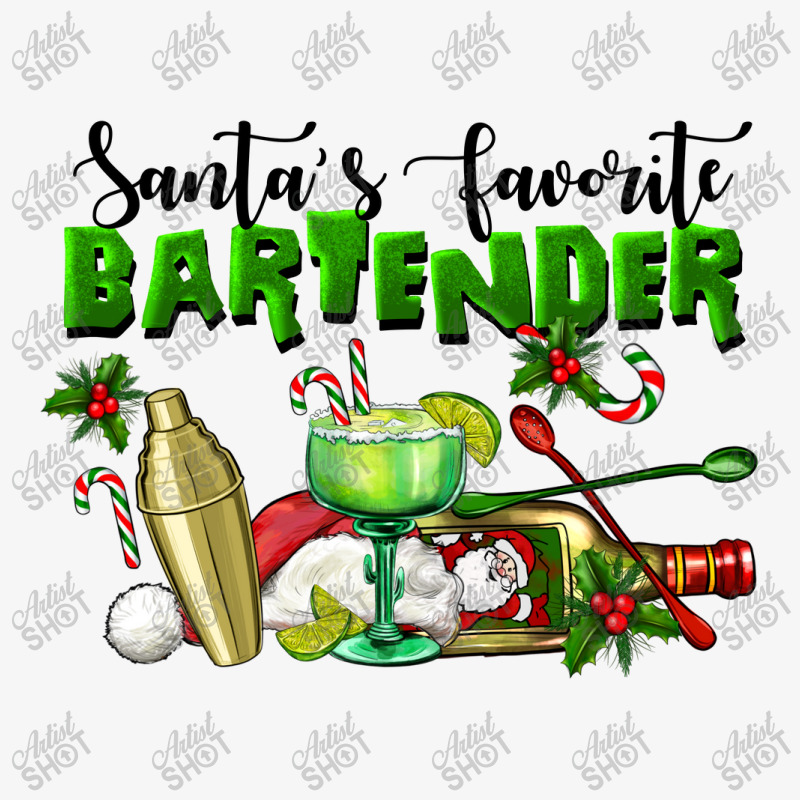 Santa's Favorite Bartender Champion Hoodie | Artistshot