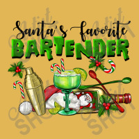 Santa's Favorite Bartender Vintage Hoodie And Short Set | Artistshot