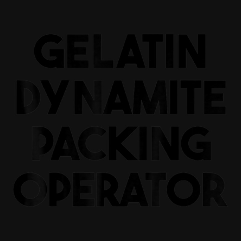 Gelatin Dynamite Packing Operator Oval Patch | Artistshot