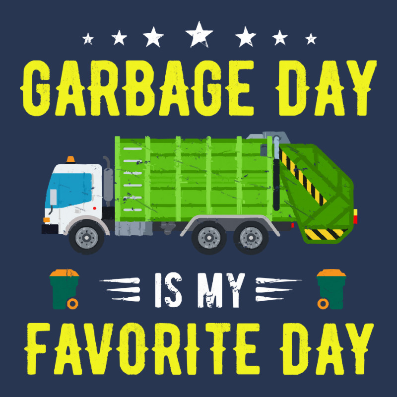 Garbage Day Truck T  Shirt Garbage Day Is My Favorite Day Sanitation W Men Denim Jacket | Artistshot