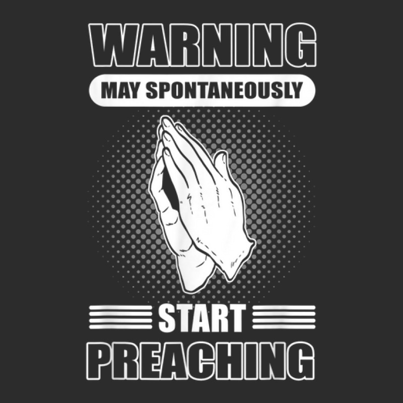 Warning May Spontaneously Start Preaching   Pastor Preacher Exclusive T-shirt by Tees | Artistshot