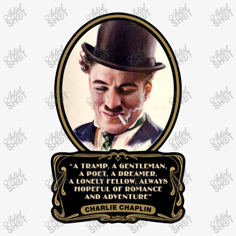 Charlie Chaplin Ladies Fitted T-Shirt by lokiraapa | Artistshot