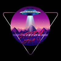 Storm Area 51 Vaporrwave Zipper Hoodie | Artistshot