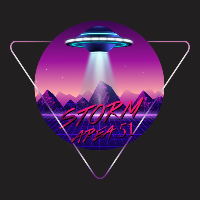 Storm Area 51 Vaporrwave T-shirt | Artistshot