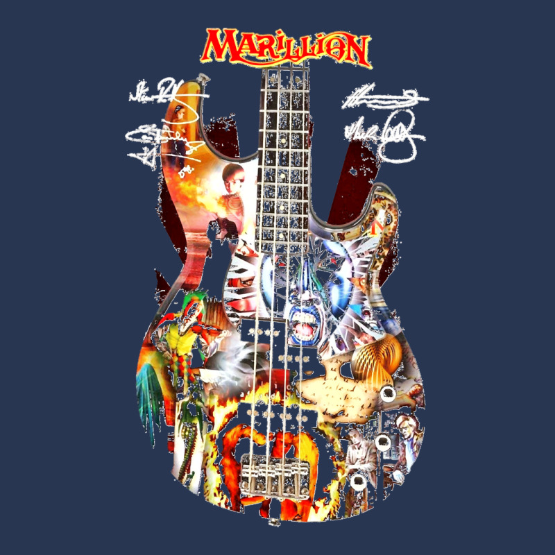 Marillion Guitar Signatures Classic Men Denim Jacket by cm-arts | Artistshot