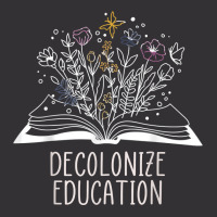 Decolonize Education Wildflower Book T Shirt Vintage Hoodie And Short Set | Artistshot