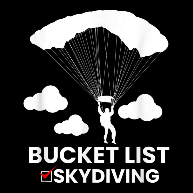 Bucket List Skydiving Skydive Skydiver Airdrop Air Dive T Shirt Pocket T-shirt | Artistshot