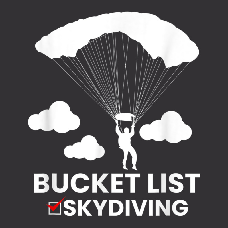 Bucket List Skydiving Skydive Skydiver Airdrop Air Dive T Shirt Vintage Short | Artistshot