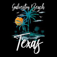 Family Vacation Retro Sunset Texas Galveston Beach V-neck Tee | Artistshot