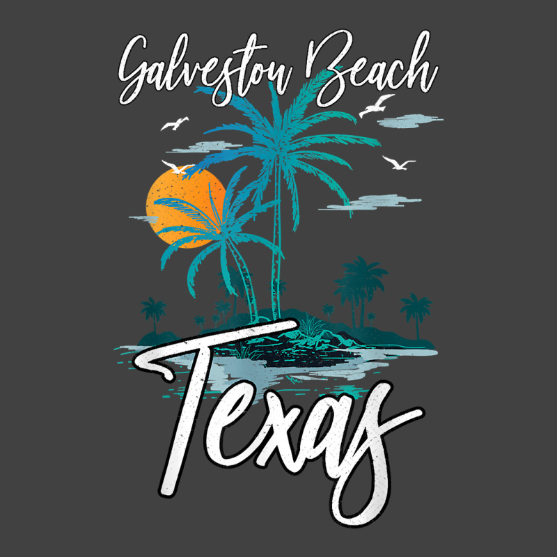 Family Vacation Retro Sunset Texas Galveston Beach Vintage T-Shirt by FrancesTiffany | Artistshot