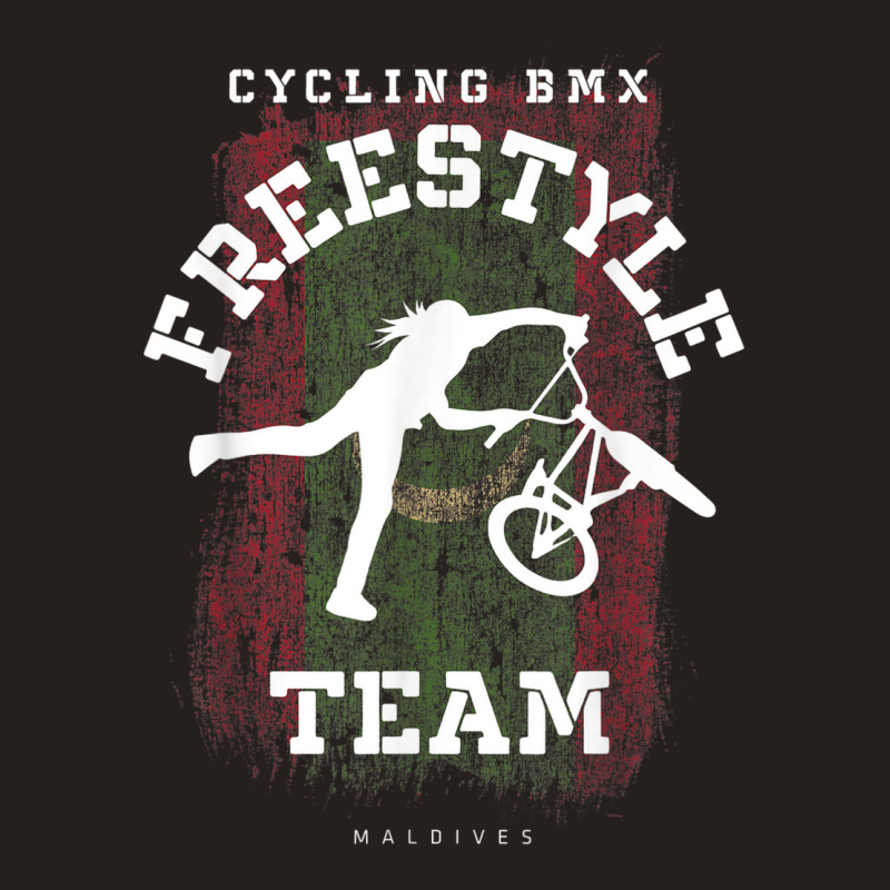 Womens Bmx Freestyle Bike Maldives Flag Cycling Bmx Tank Top | Artistshot