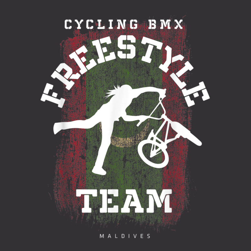 Womens Bmx Freestyle Bike Maldives Flag Cycling Bmx Vintage Hoodie | Artistshot