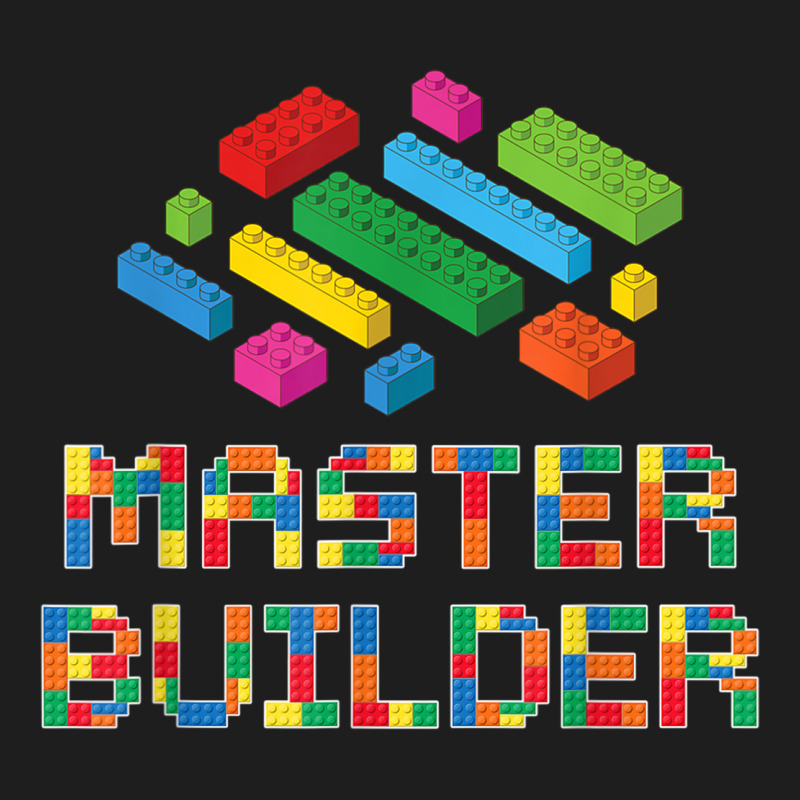 Master Builder Blocks Building Brick Builder Kids Funny Classic T-shirt | Artistshot