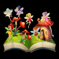 Fairy Tale Fairies Squad Mushroom House Story Book Adjustable Cap | Artistshot